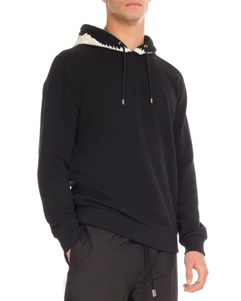 givenchy shark teeth hoodie|Givenchy sweatshirt fleece.